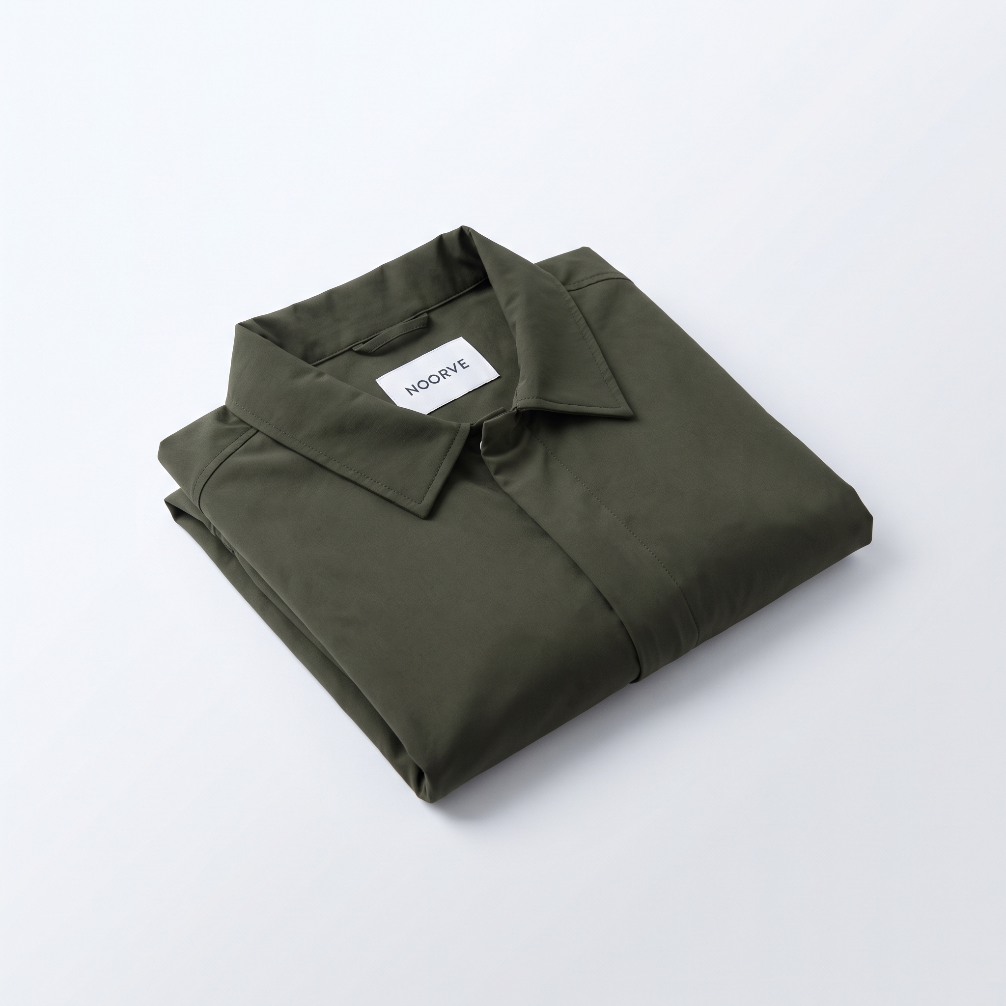 Noorvé Outwear collection banner with brand tag