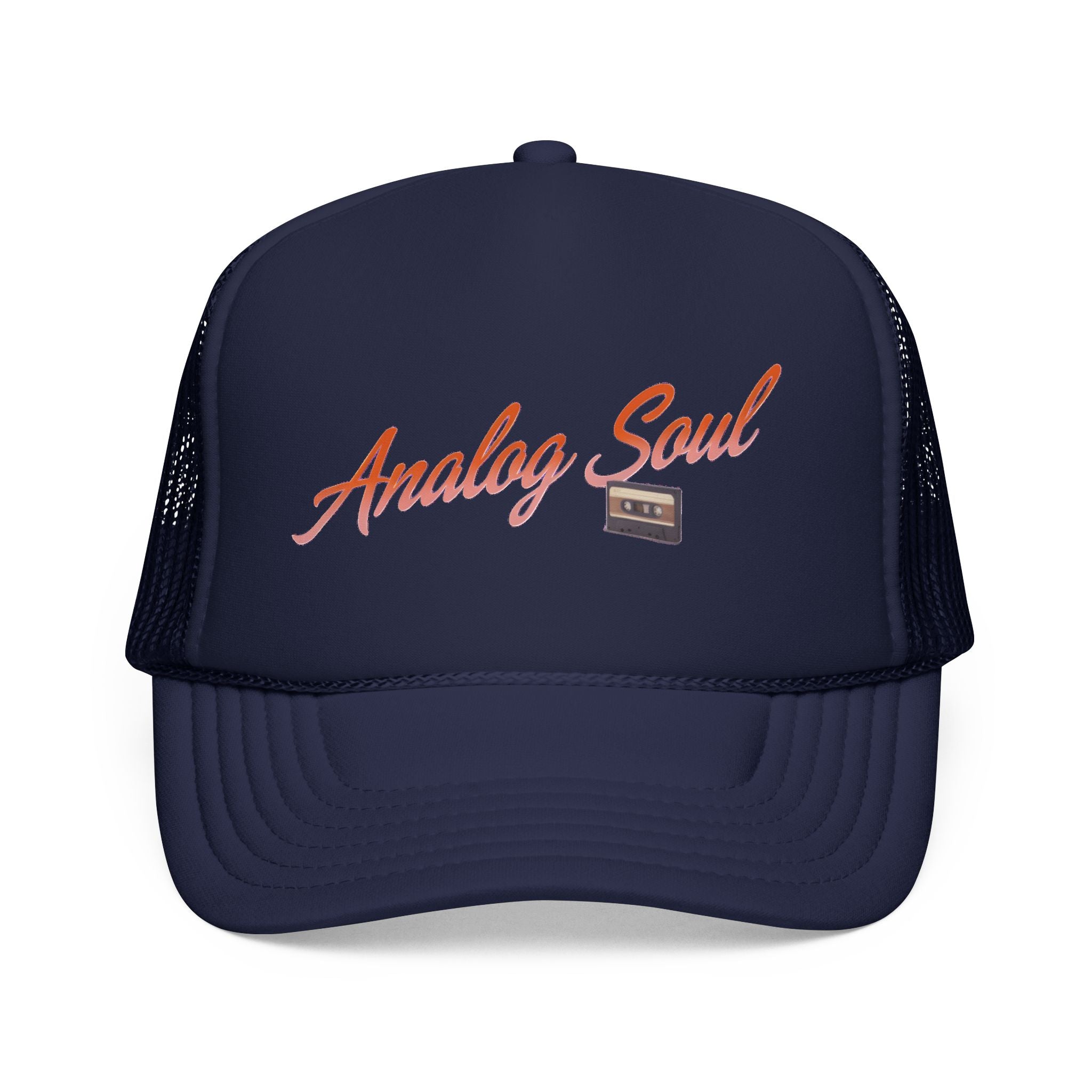 Analog Soul Trucker Hat — Retro Cassette Foam Trucker Cap | Noorve | Hats