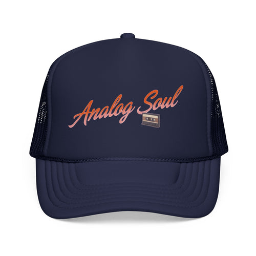 Analog Soul Trucker Hat — Retro Cassette Foam Trucker Cap | Noorve | Hats