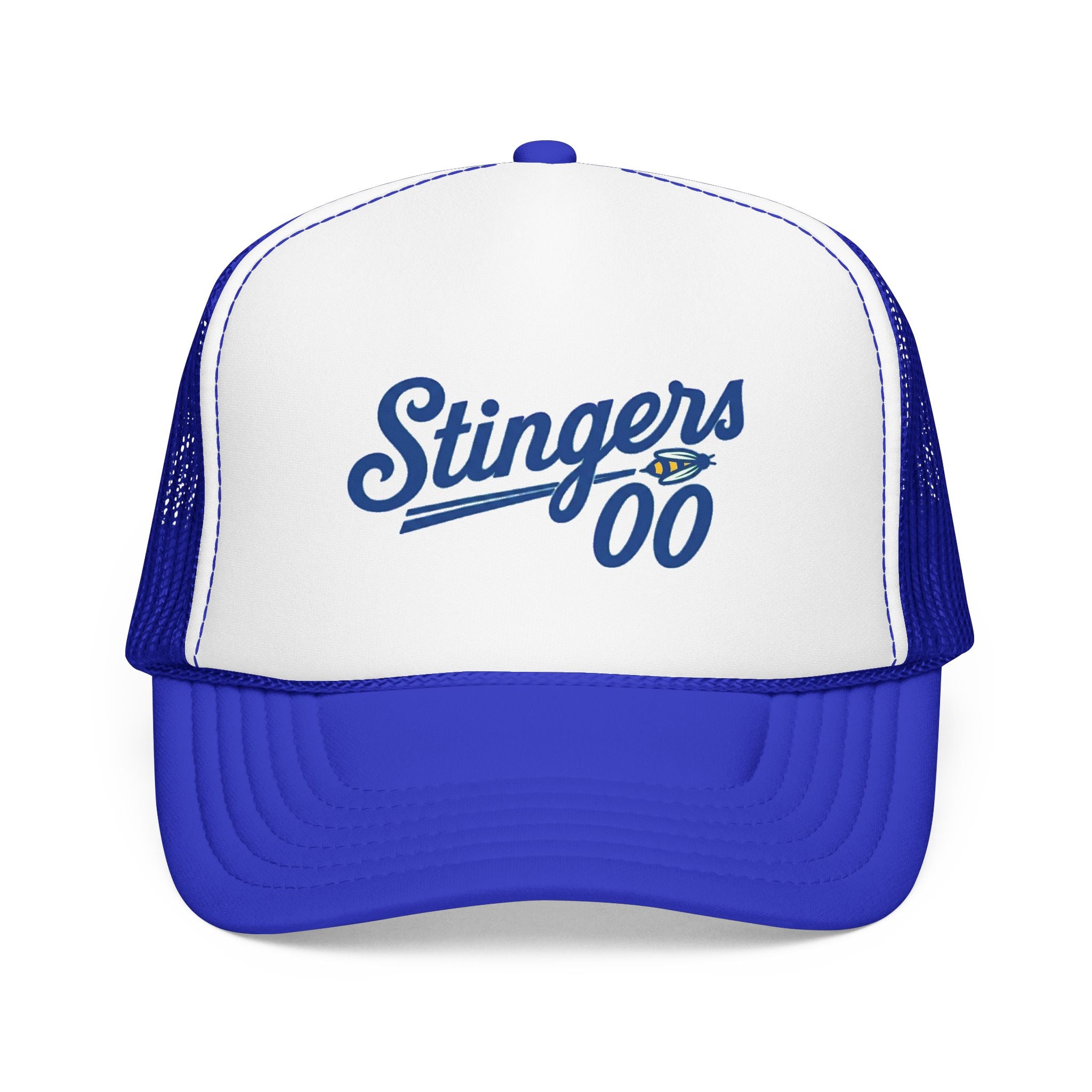 Stingers 00 Foam Trucker Hat — Retro Sports Mesh Cap