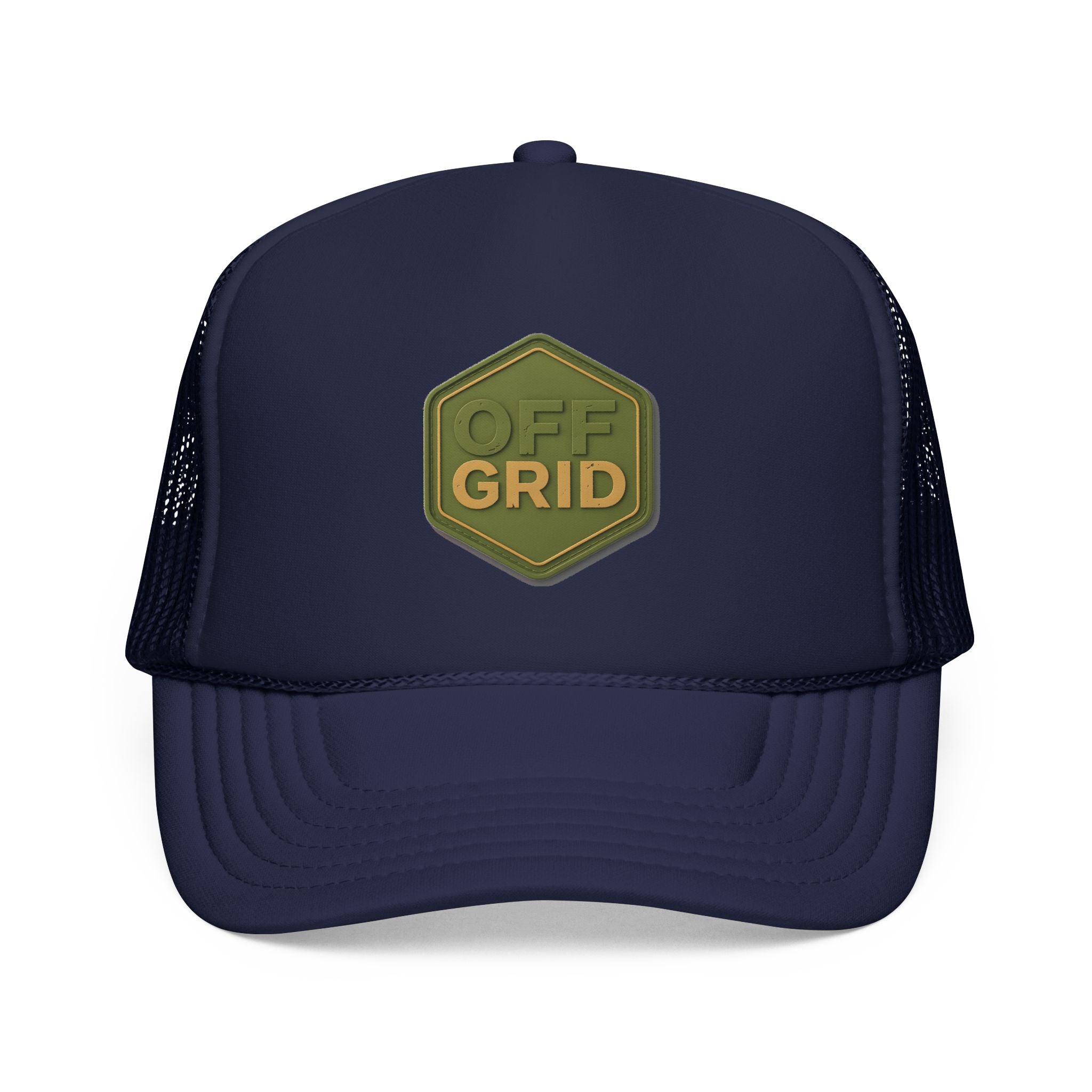 Off Grid Trucker Hat — Outdoor Adventure Foam Mesh Cap | Noorve | Hats