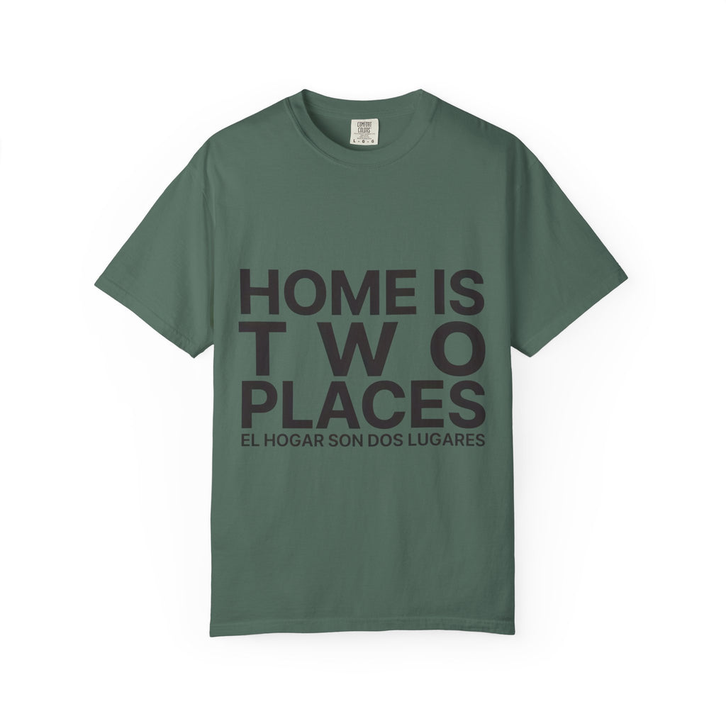 Home Is Two Places T-Shirt — First Generation, Full Heart Graphic Tee | Noorve | T-Shirt