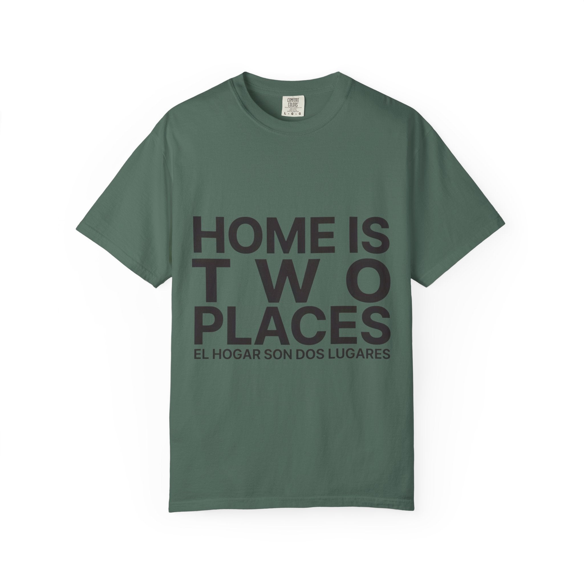 Home Is Two Places T-Shirt — First Generation, Full Heart Graphic Tee | Noorve | T-Shirt