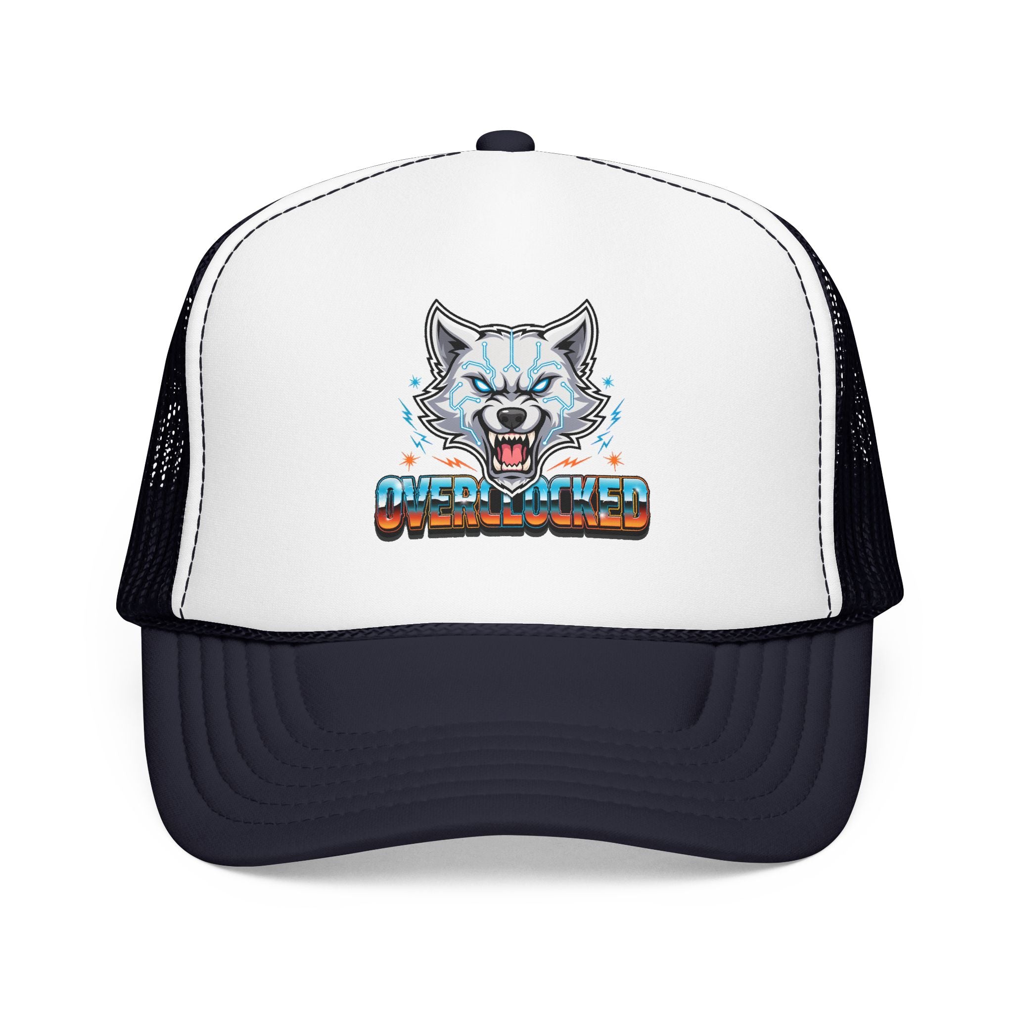 Wolf Trucker Hat — Fierce Arctic Wolf Foam Trucker Cap | Noorve | Hats