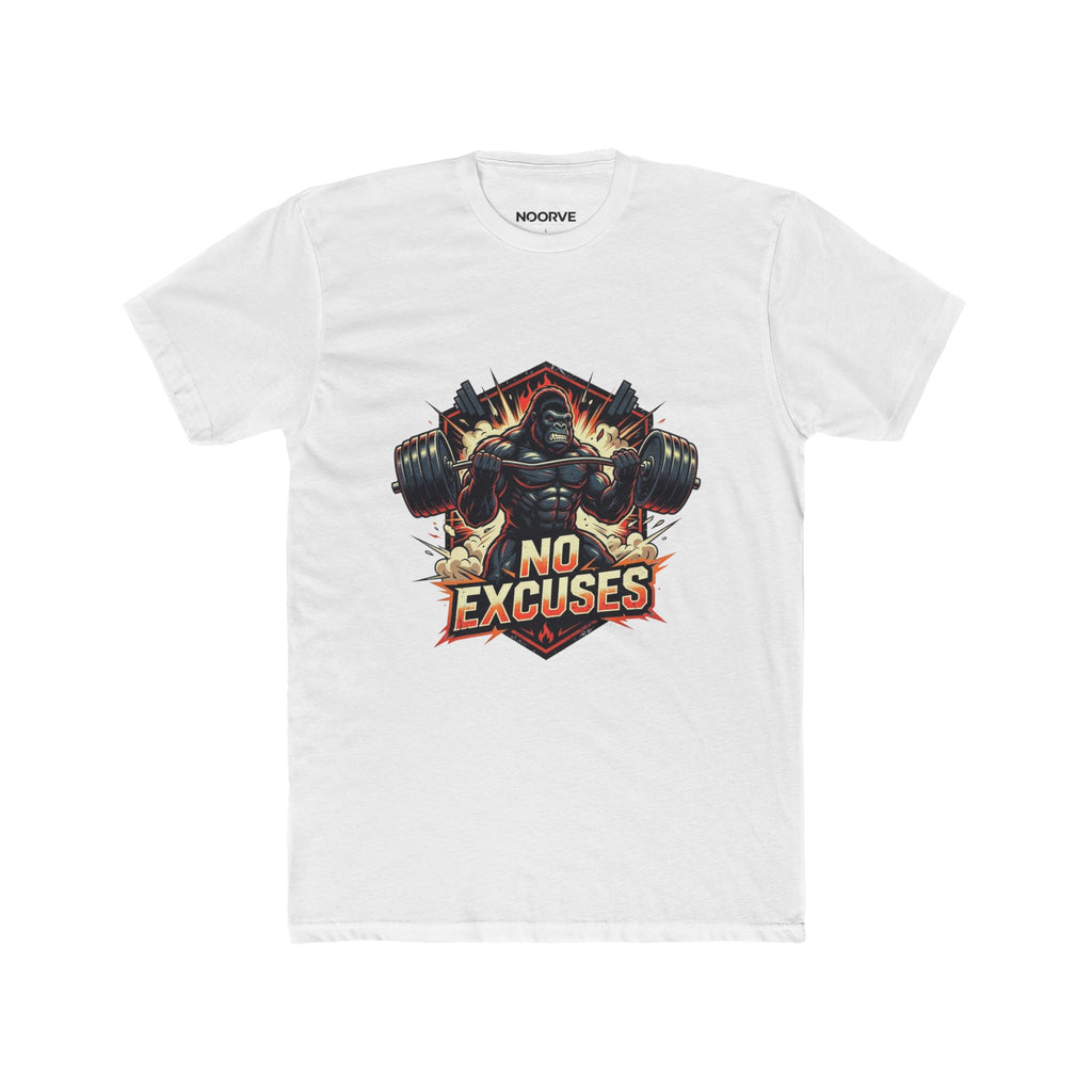 No Excuses Gym T-Shirt — Motivational Weightlifting Tee | Noorve | T-Shirt