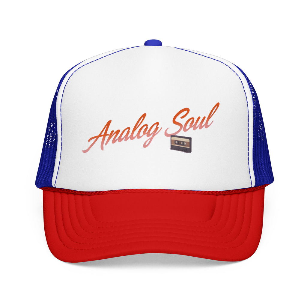 Analog Soul Trucker Hat — Retro Cassette Foam Trucker Cap | Noorve | Hats