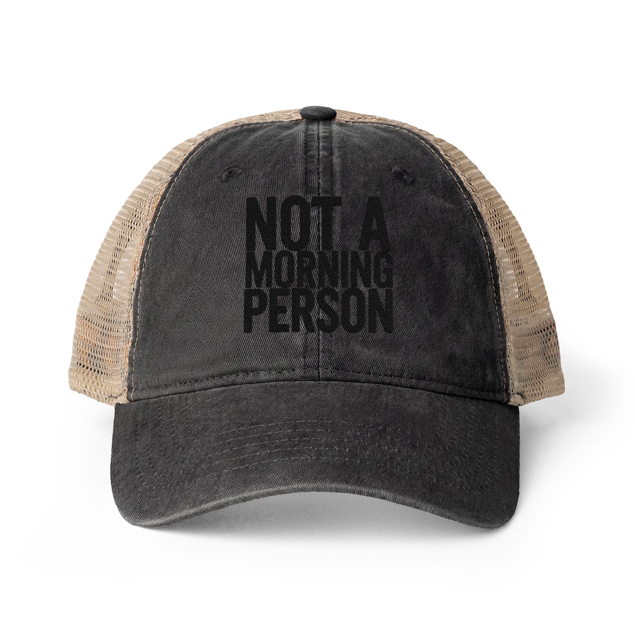 Chocolate Safari Washed Mesh-Back Cap