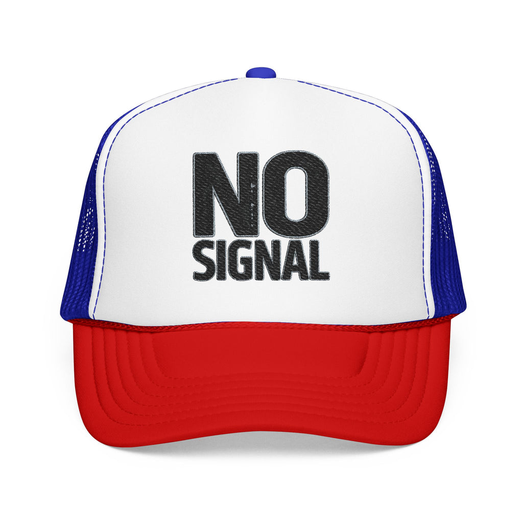 Trucker Hat — NO SIGNAL Distressed Foam Mesh Cap | Noorve | Hats