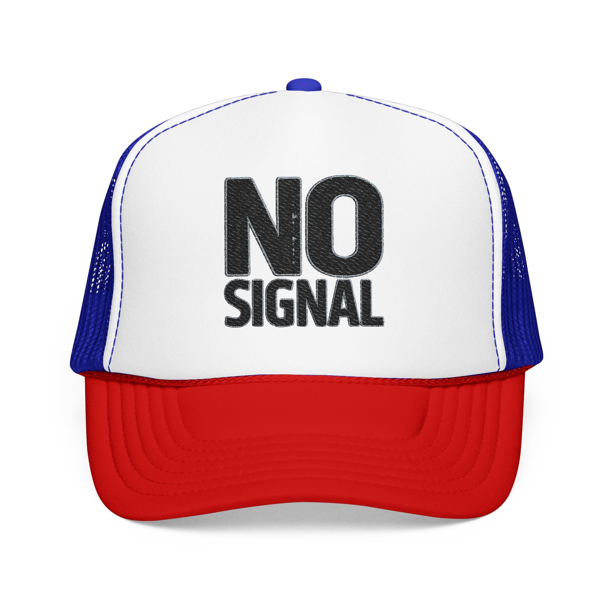 Trucker Hat — NO SIGNAL Distressed Foam Mesh Cap | Noorve | Hats
