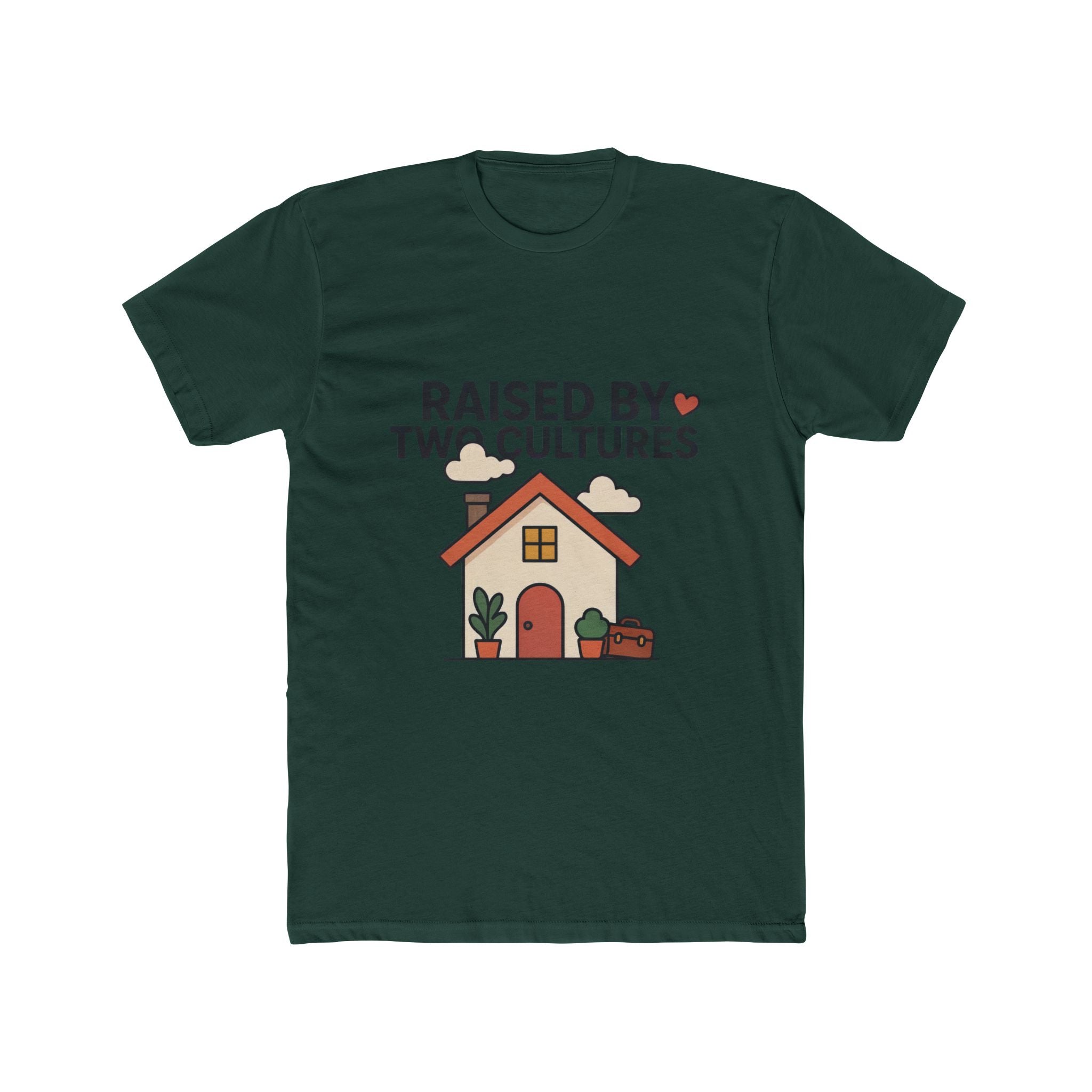 Raised by Two Cultures T-Shirt — My Accent Is The Proof Multicultural Pride Tee | Noorve | T-Shirt