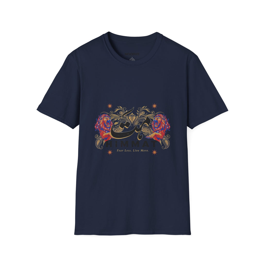Himmat Floral Calligraphy T-Shirt — Inspirational Urdu Design