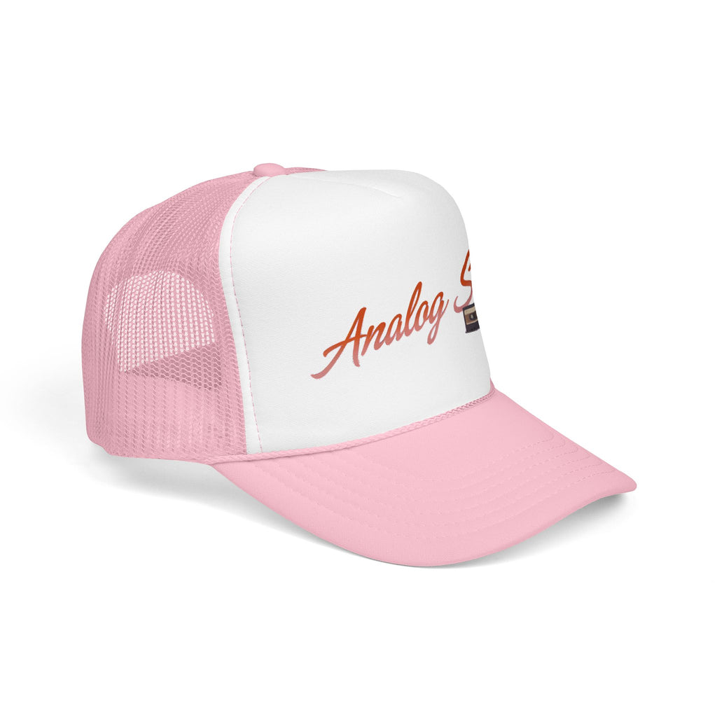 Analog Soul Trucker Hat — Retro Cassette Foam Trucker Cap