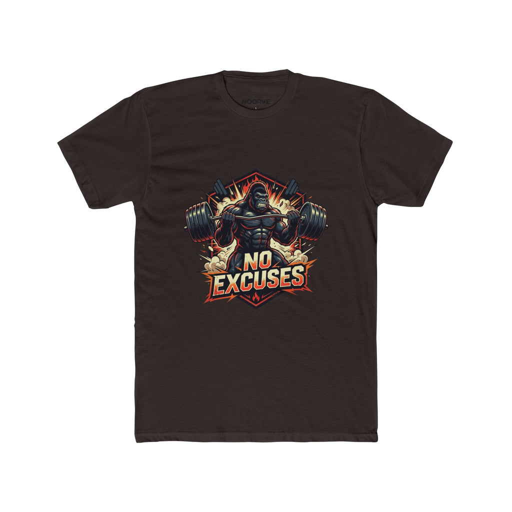 No Excuses Gym T-Shirt — Motivational Weightlifting Tee | Noorve | T-Shirt