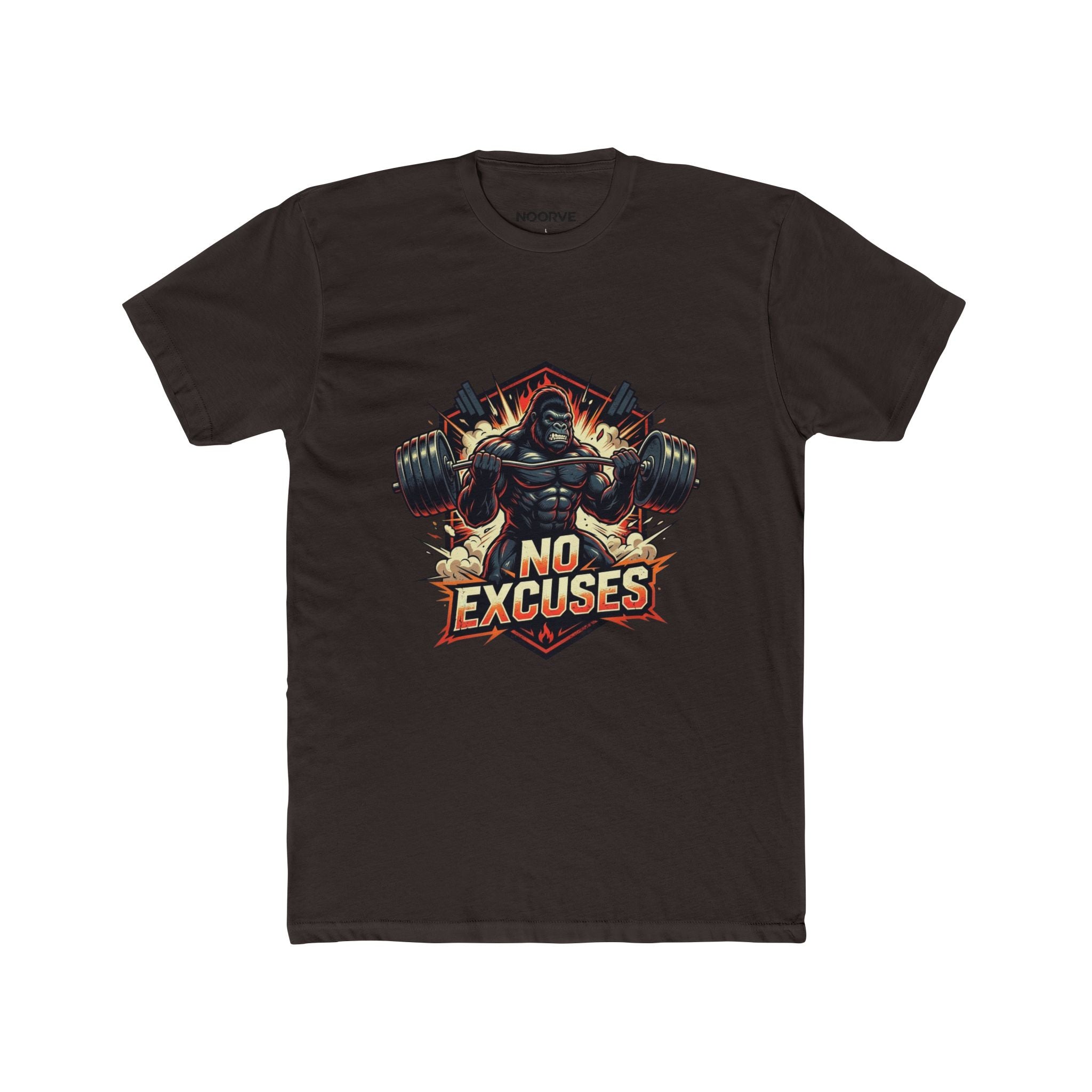 No Excuses Gym T-Shirt — Motivational Weightlifting Tee | Noorve | T-Shirt