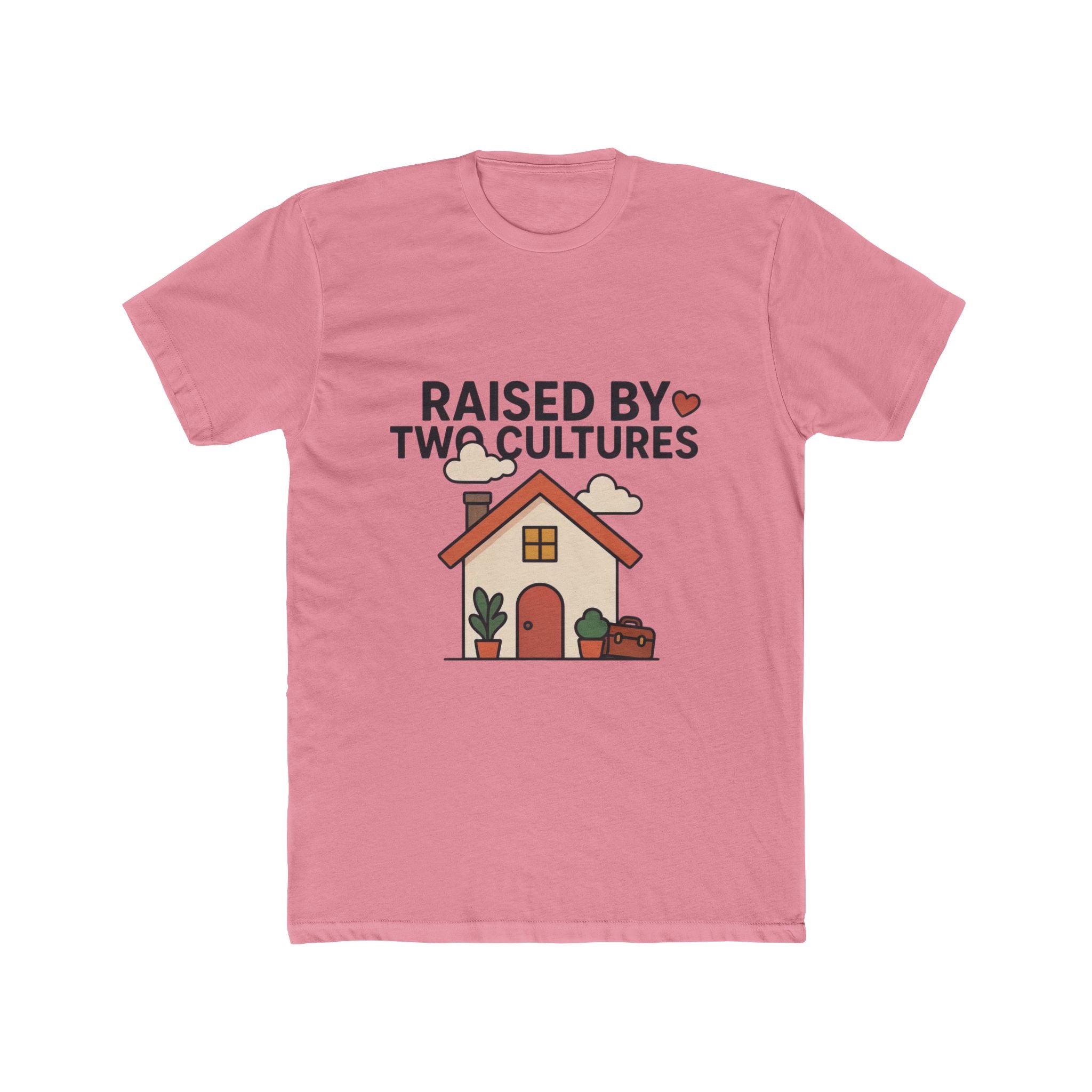 Raised by Two Cultures T-Shirt — “My Accent Is The Proof” Multicultural Pride Tee