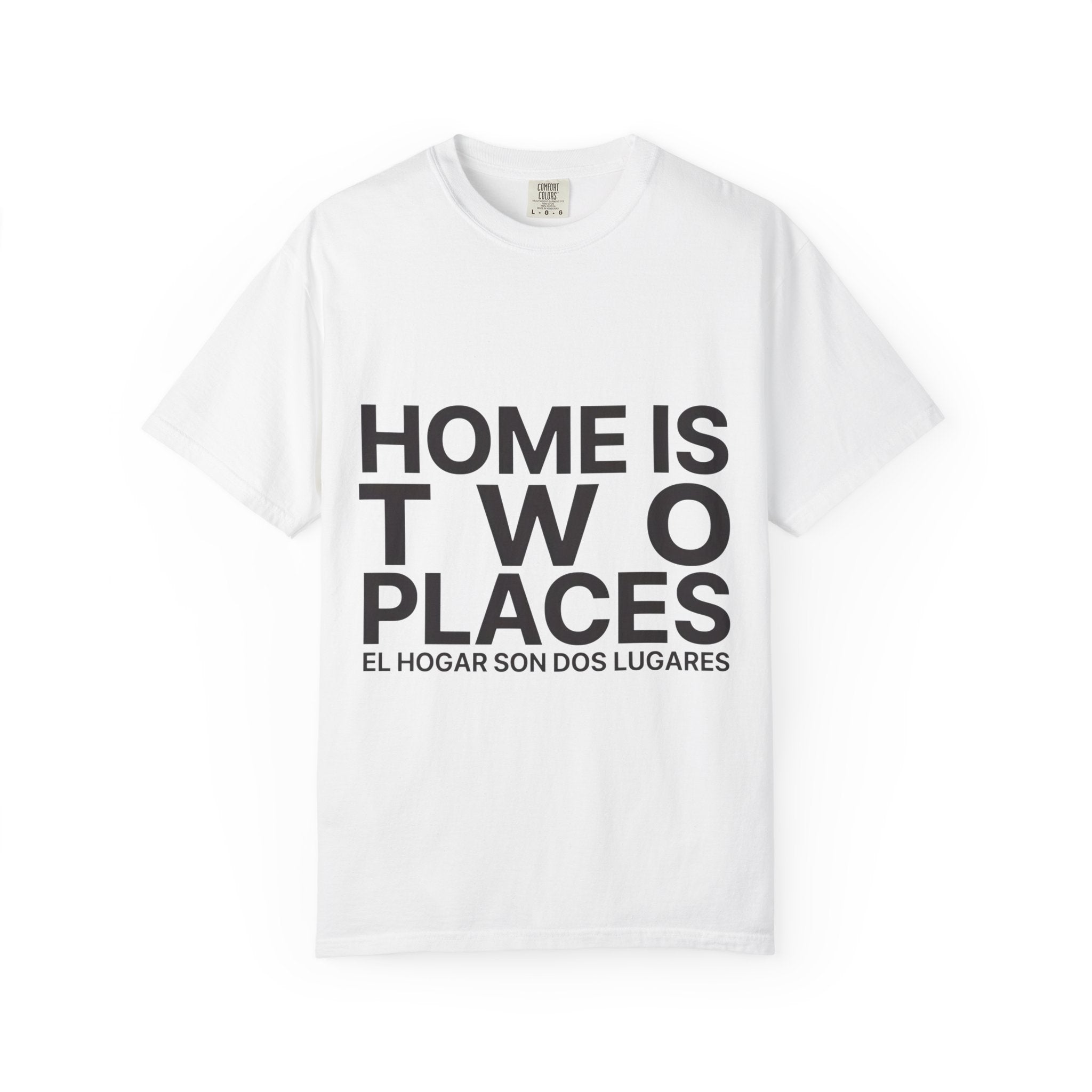 Home Is Two Places T-Shirt — First Generation, Full Heart Graphic Tee | Noorve | T-Shirt