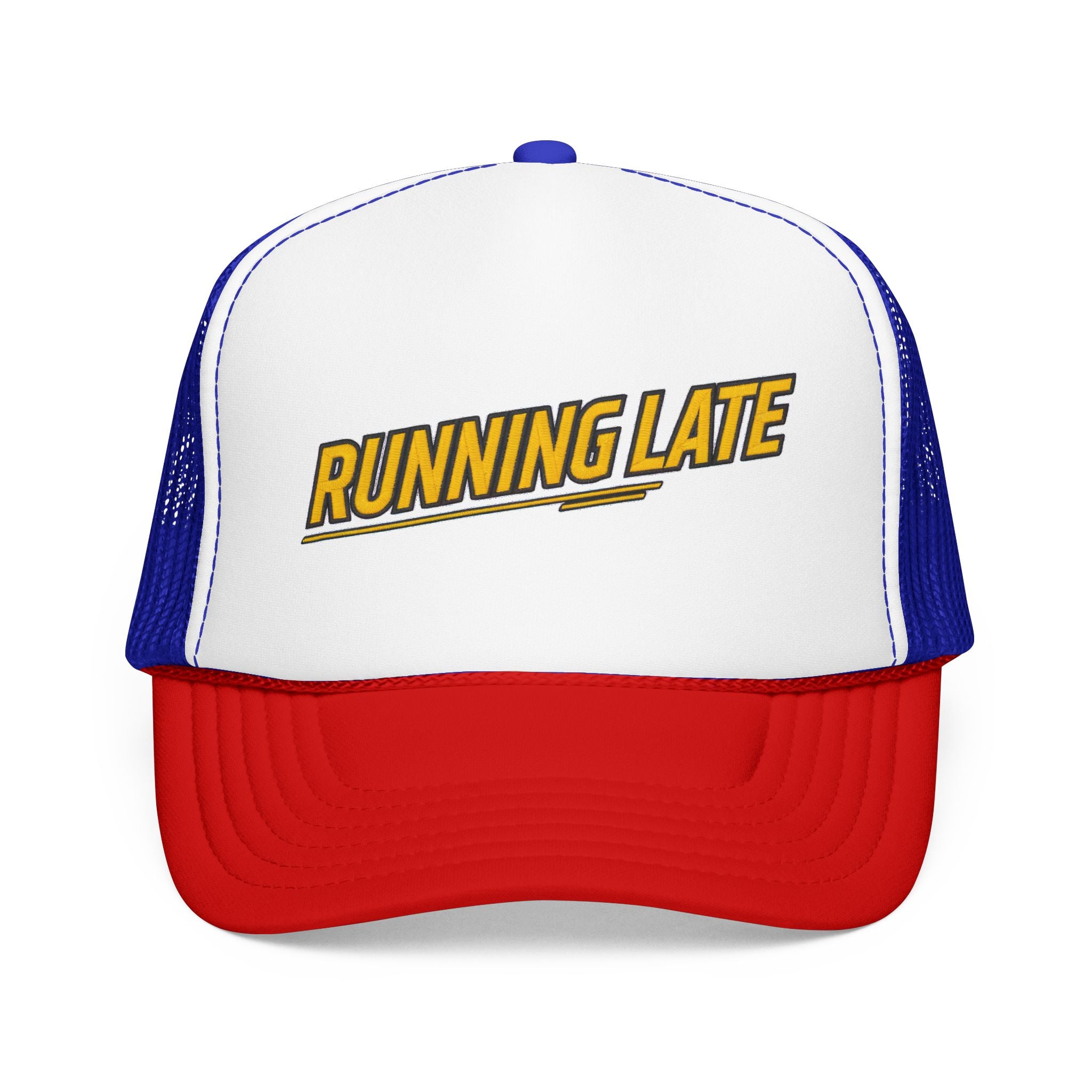 Running Late Trucker Hat — Vintage Mesh Edition | Noorve | Hats