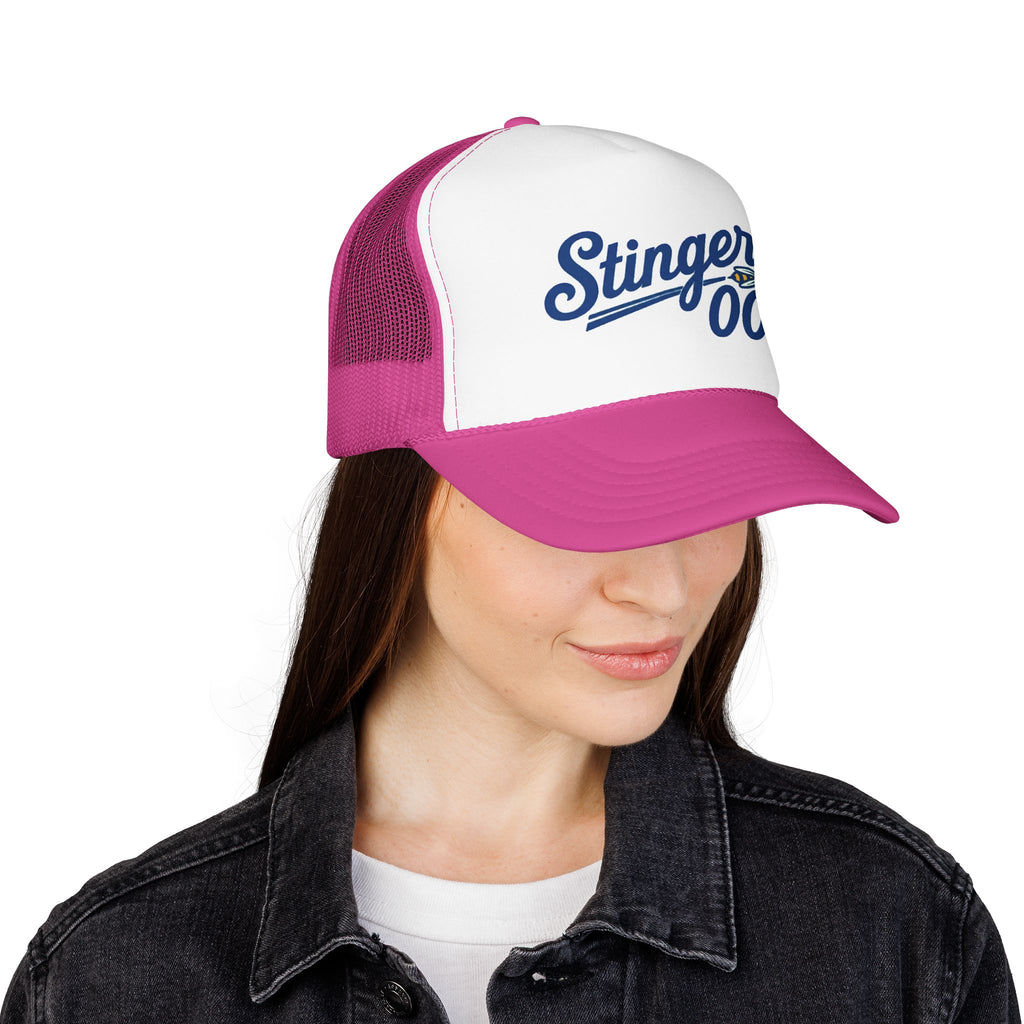 Stingers 00 Foam Trucker Hat — Retro Sports Mesh Cap