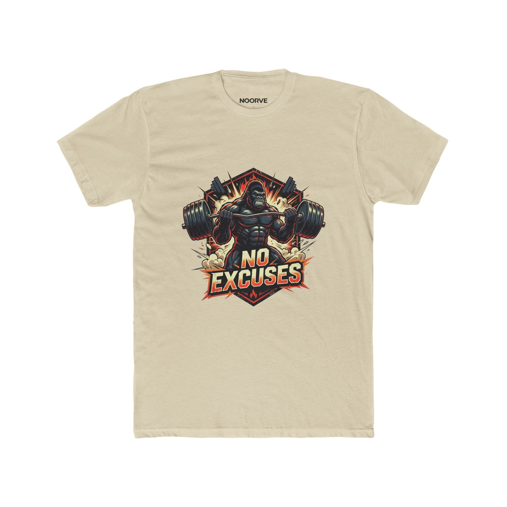 No Excuses Gym T-Shirt — Motivational Weightlifting Tee | Noorve | T-Shirt