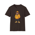 Bear Graphic T-Shirt — Cool Hip-Hop Bear in Yellow Hoodie | Noorve | T-Shirt