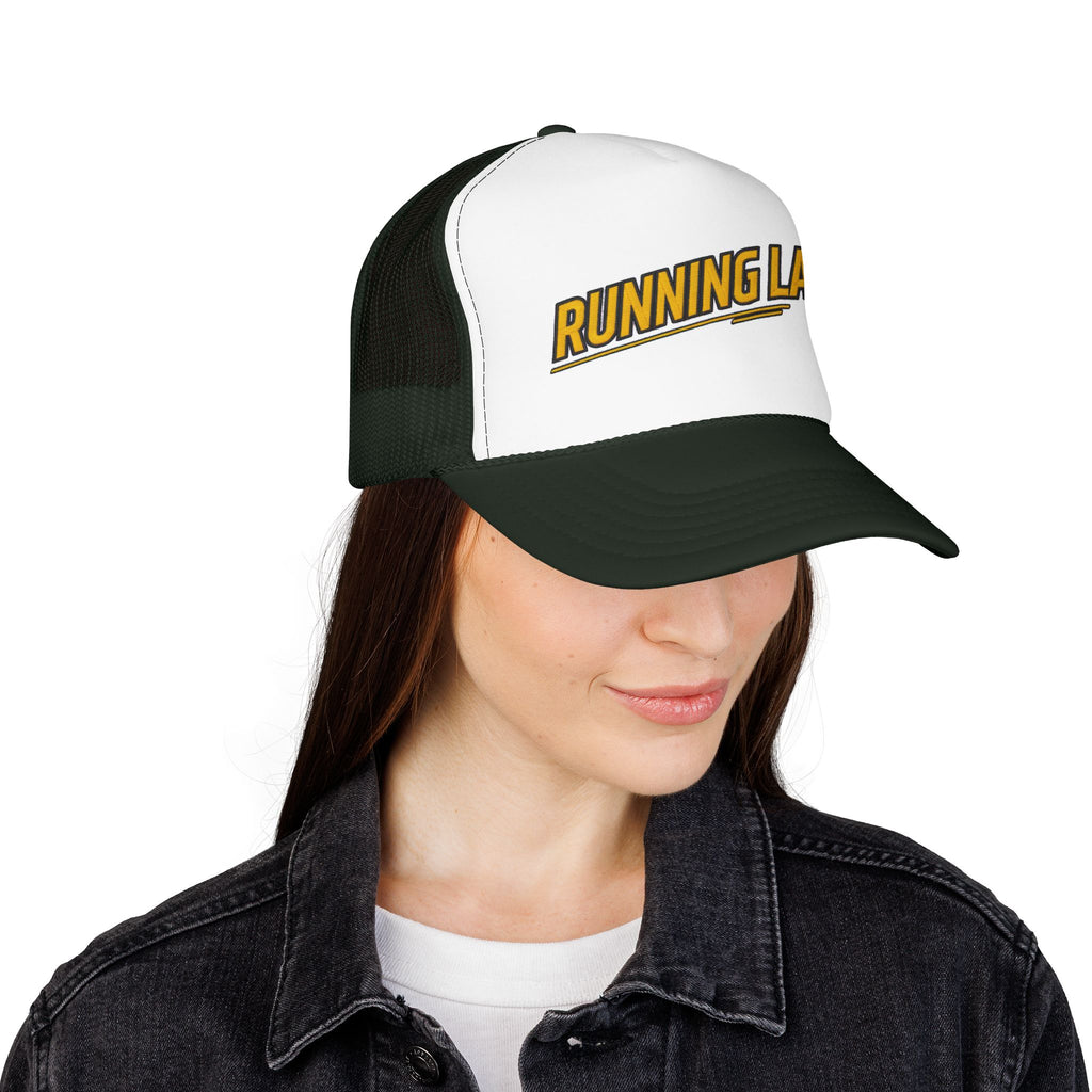 Running Late Trucker Hat — Vintage Mesh Edition