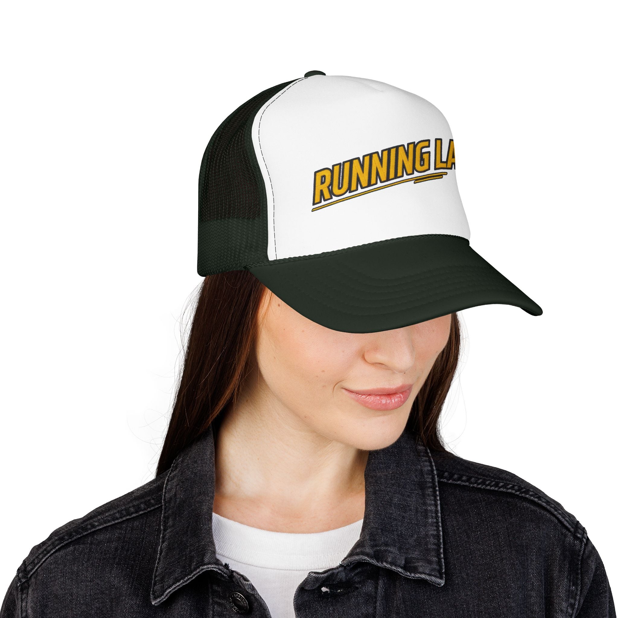 Running Late Trucker Hat — Vintage Mesh Edition