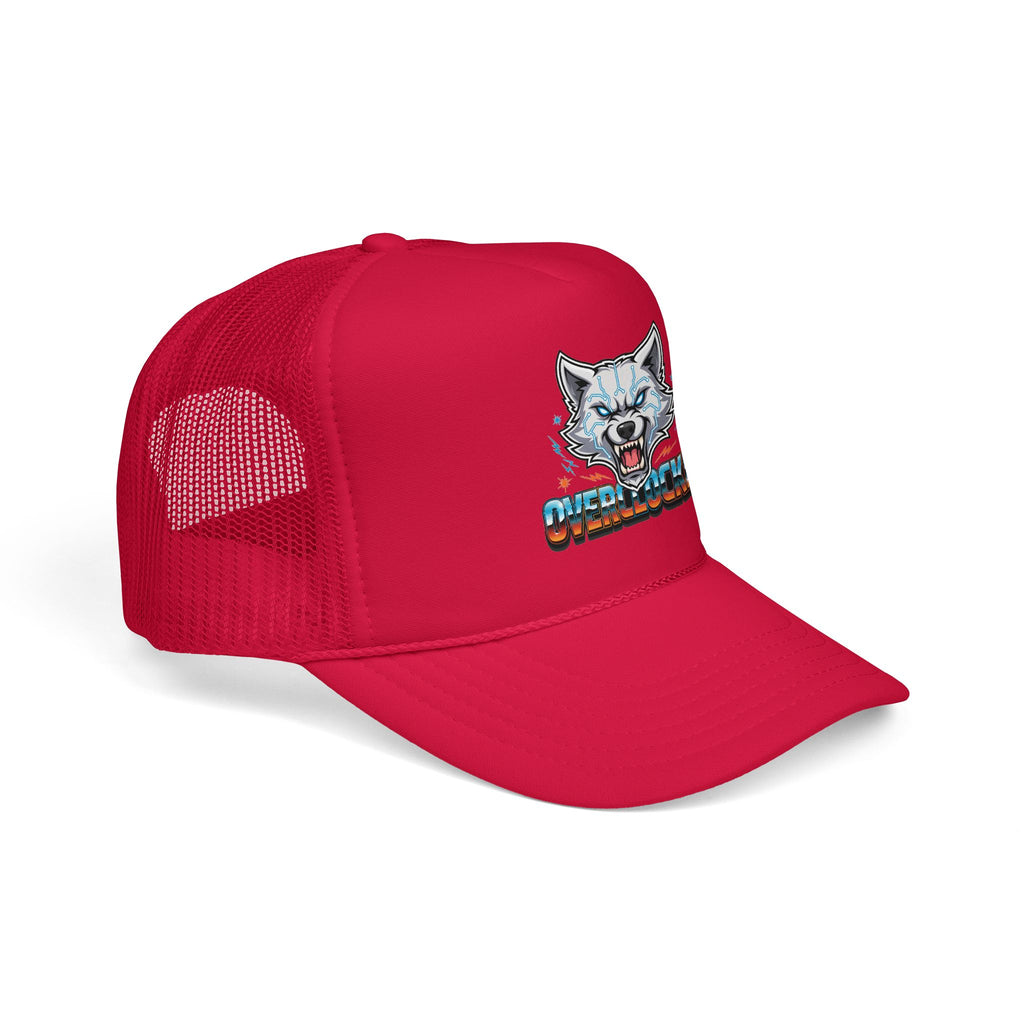Wolf Trucker Hat — Fierce Arctic Wolf Foam Trucker Cap