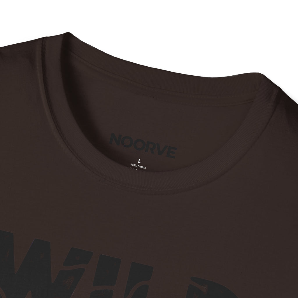 Wild Fire Graphic T‑Shirt — Bold Flame Typography Tee