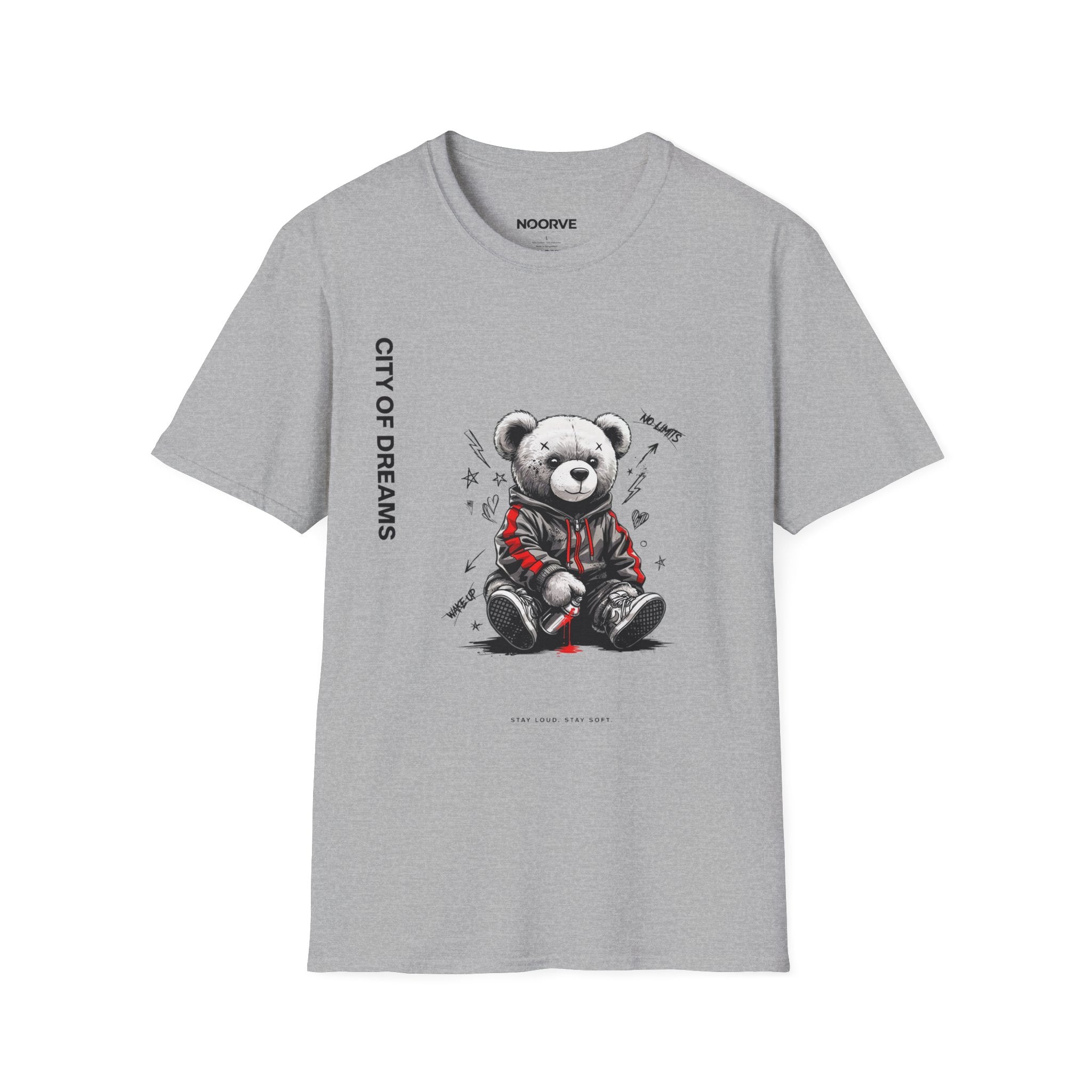 City of Dreams Teddy Bear T-Shirt — Cute Grunge Graphic Tee