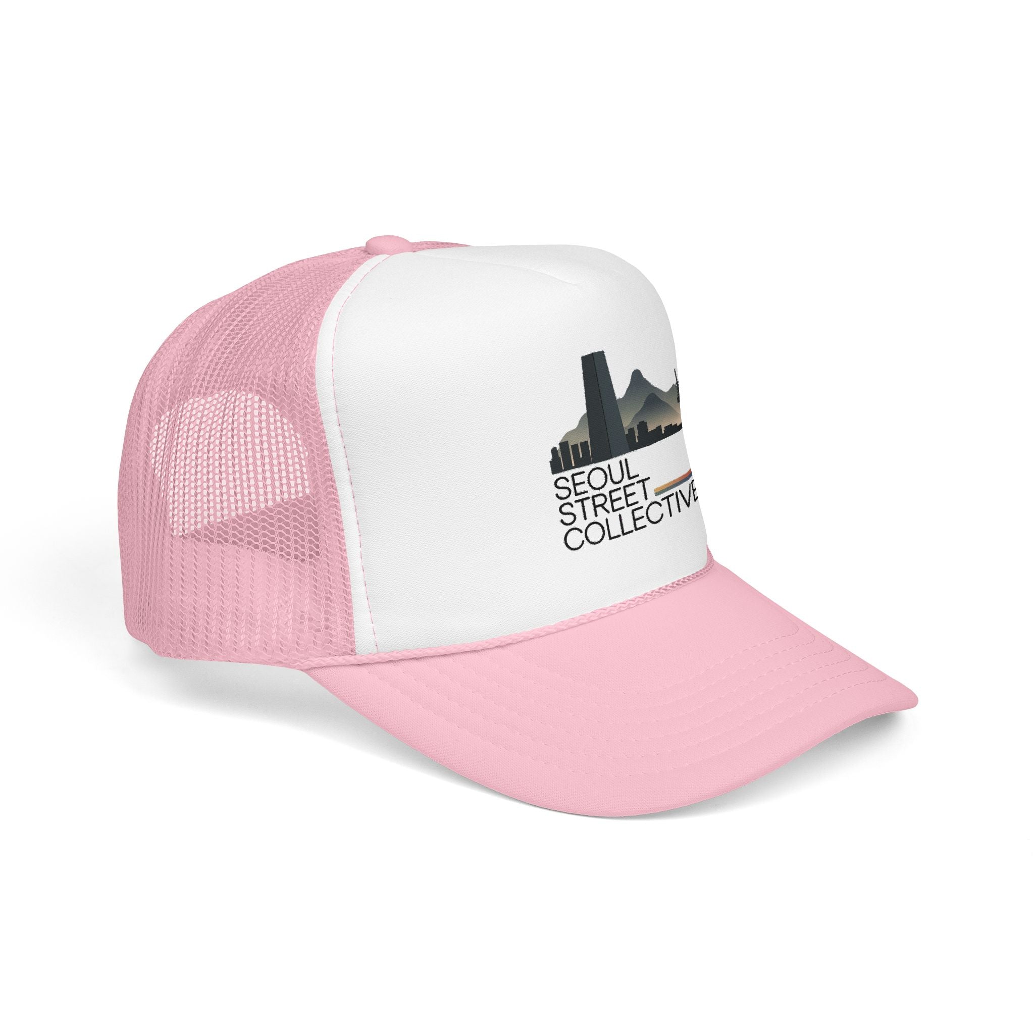 Trucker Hat — Salt Lake City Skyline Vintage Graphic