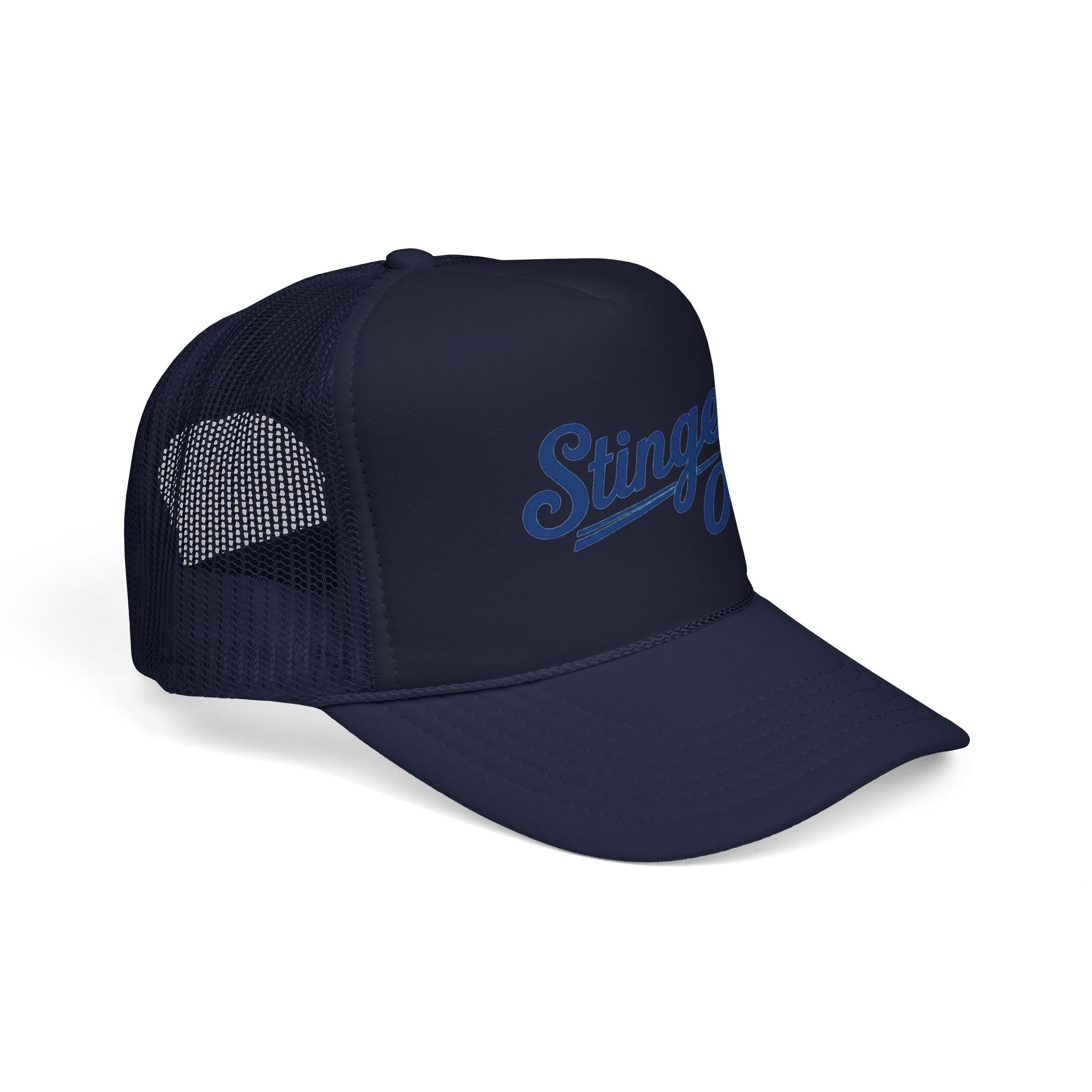 Stingers 00 Foam Trucker Hat — Retro Sports Mesh Cap