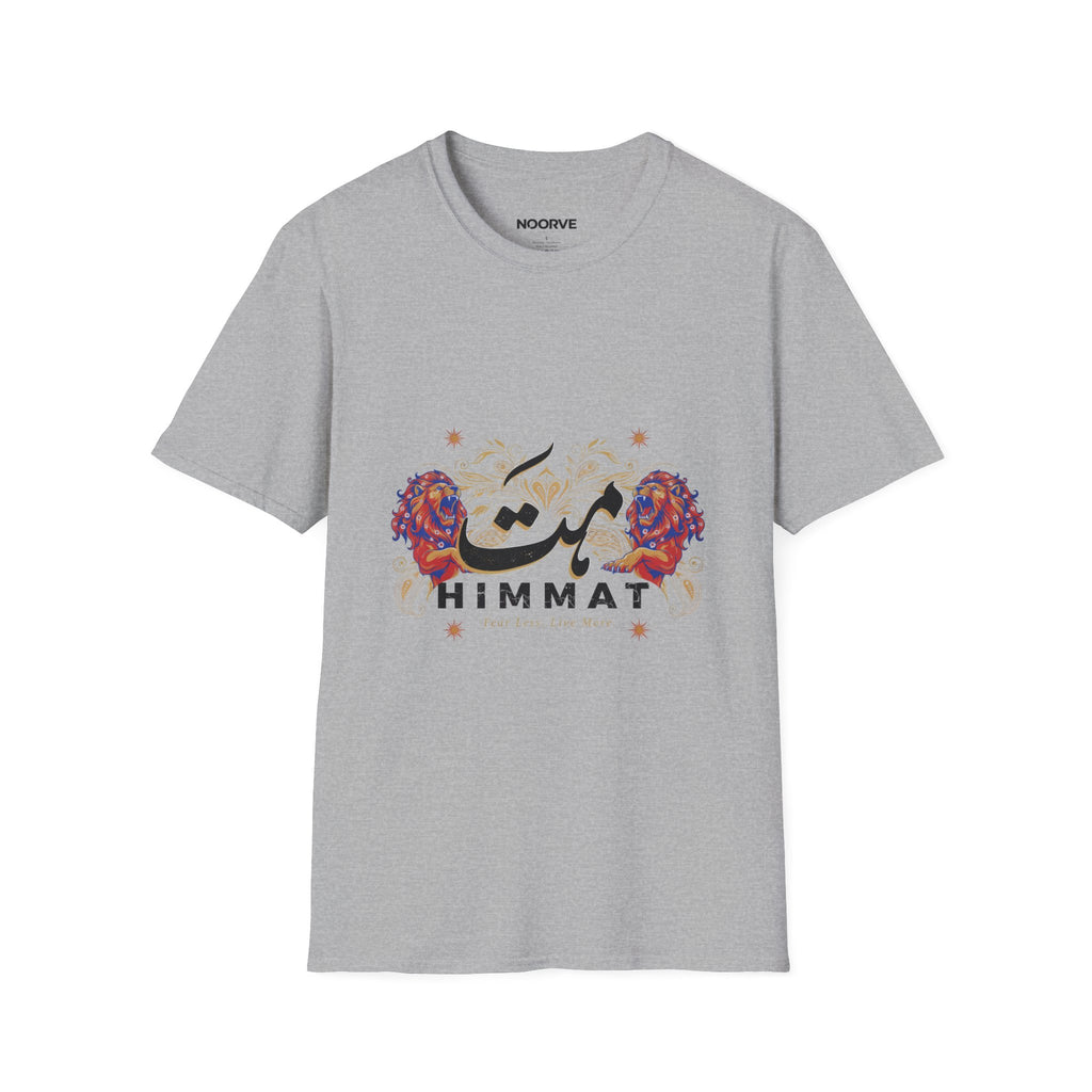 Himmat Floral Calligraphy T-Shirt — Inspirational Urdu Design