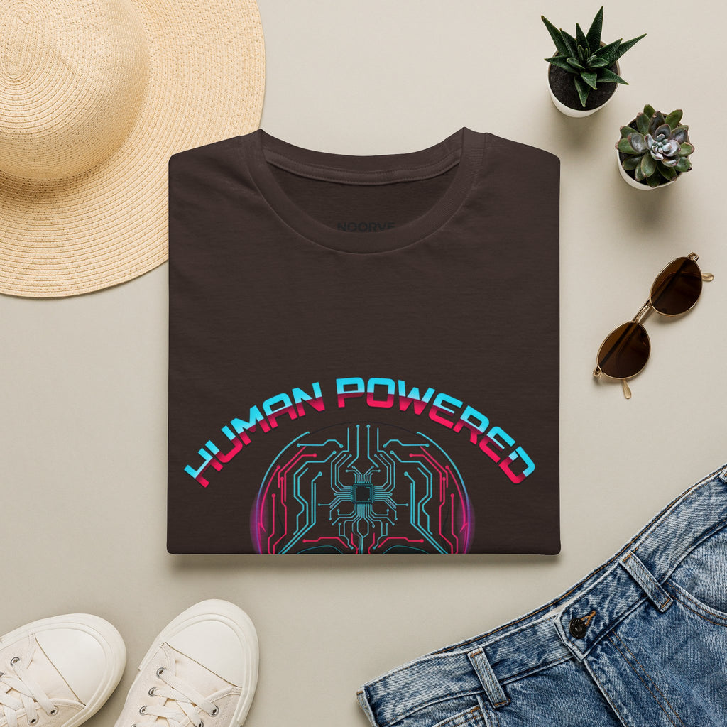 Skull Human Powered Graphic T-Shirt | Noorve | T-Shirt