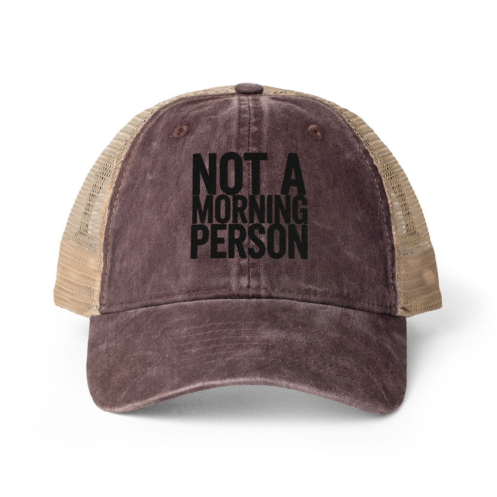Chocolate Safari Washed Mesh-Back Cap | Noorve | Hats