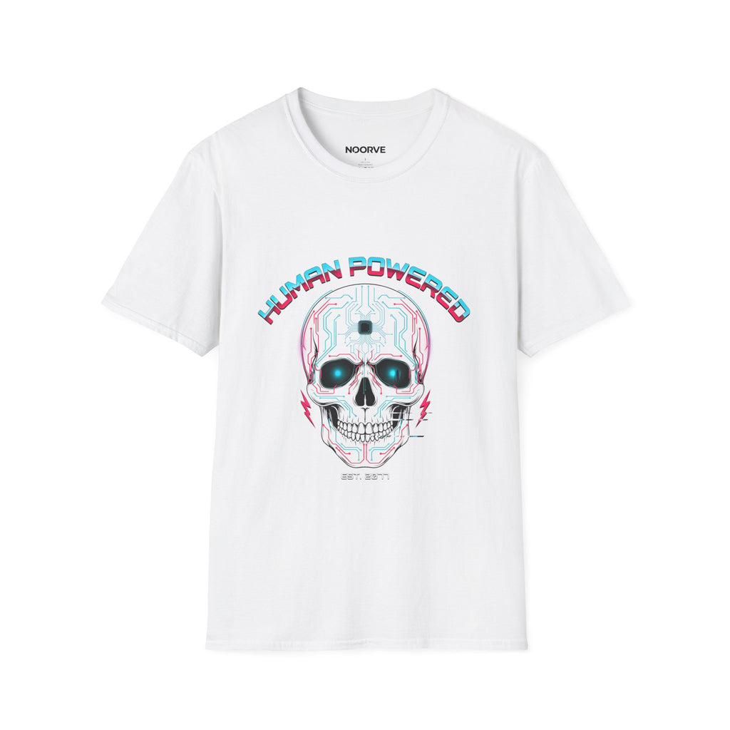 Skull Human Powered Graphic T-Shirt | Noorve | T-Shirt