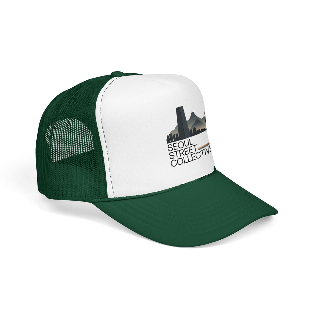 Trucker Hat — Salt Lake City Skyline Vintage Graphic