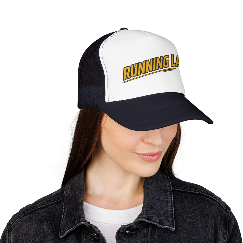 Running Late Trucker Hat — Vintage Mesh Edition