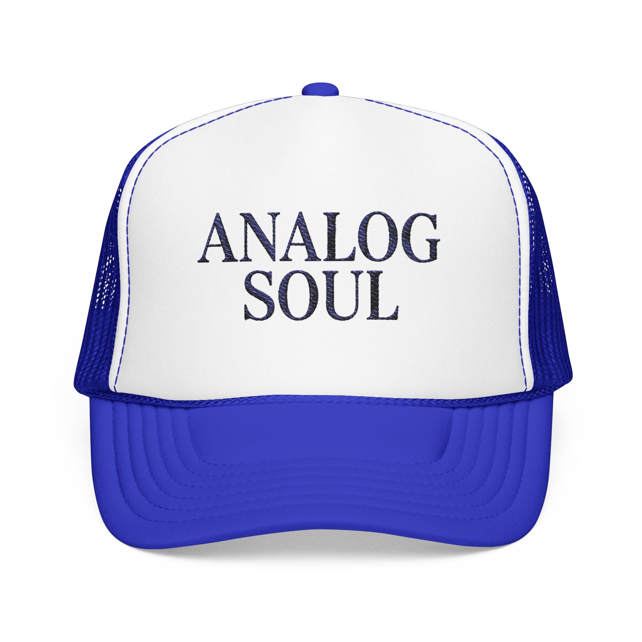 Analog Soul Trucker Hat — Retro Music-Inspired Foam Mesh Cap | Noorve | Hats