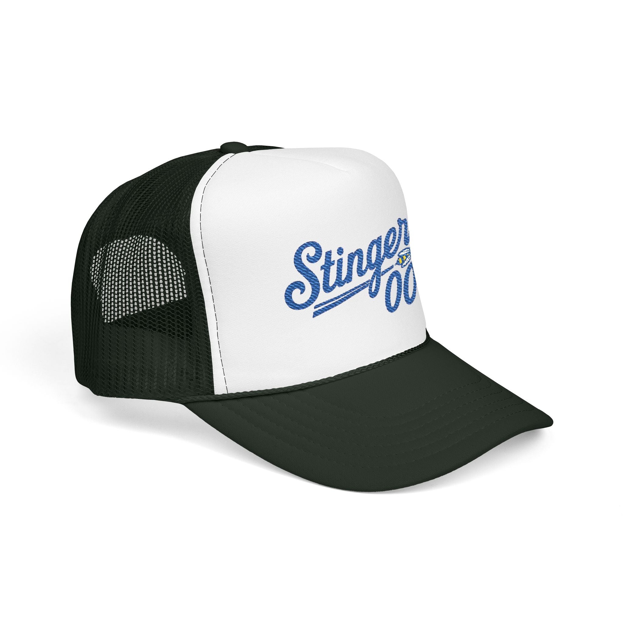Stingers '00 Trucker Hat — Vintage Script Foam Mesh Cap