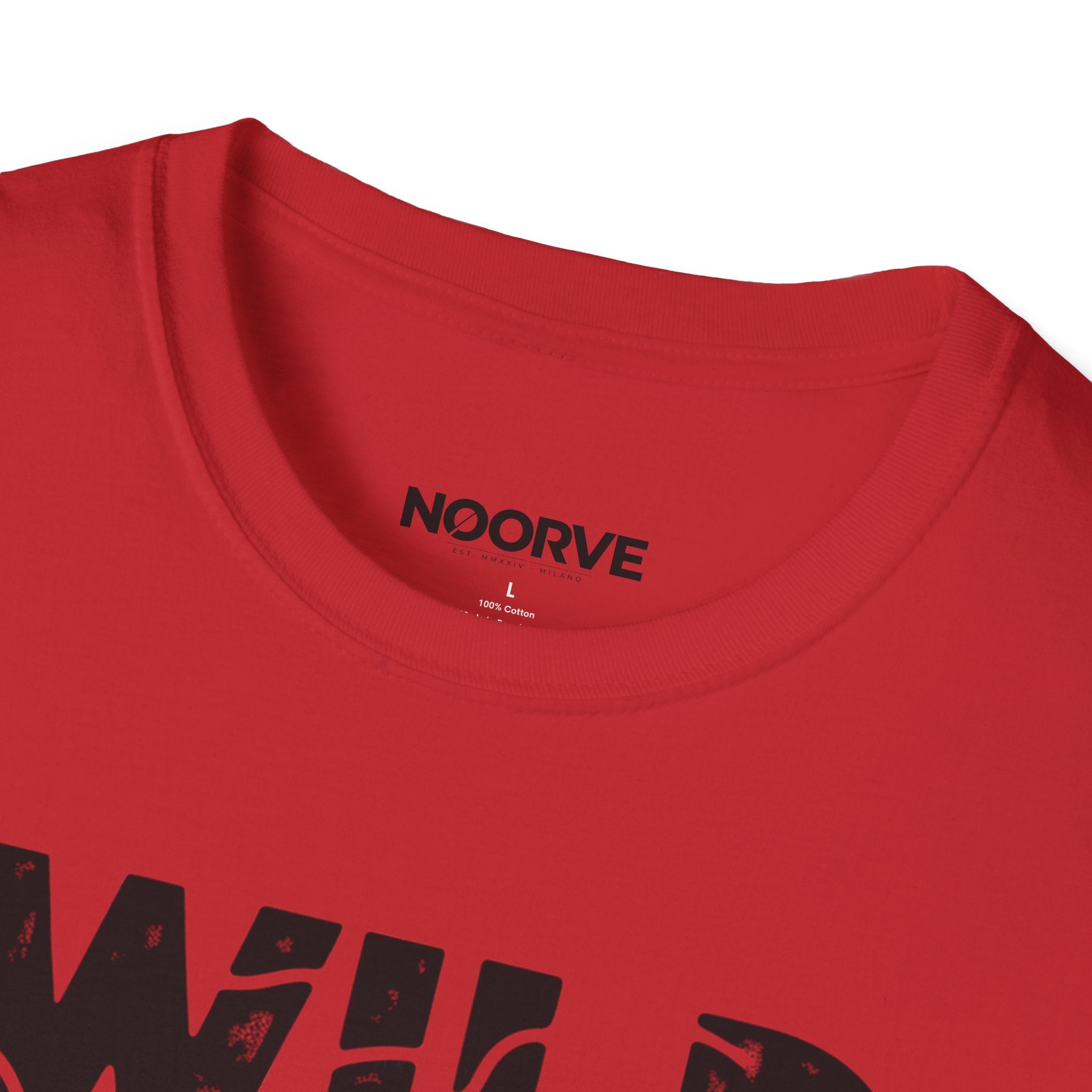 Wild Fire Graphic T‑Shirt — Bold Flame Typography Tee