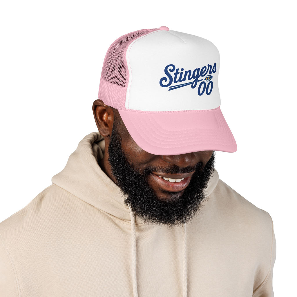 Stingers 00 Foam Trucker Hat — Retro Sports Mesh Cap