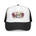 Trucker Hat — Vintage Floral Rose Skull Design (Live Loud, Live More) | Noorve | Hats