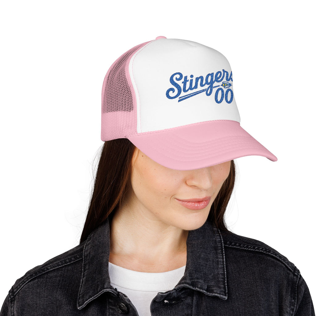 Stingers '00 Trucker Hat — Vintage Script Foam Mesh Cap