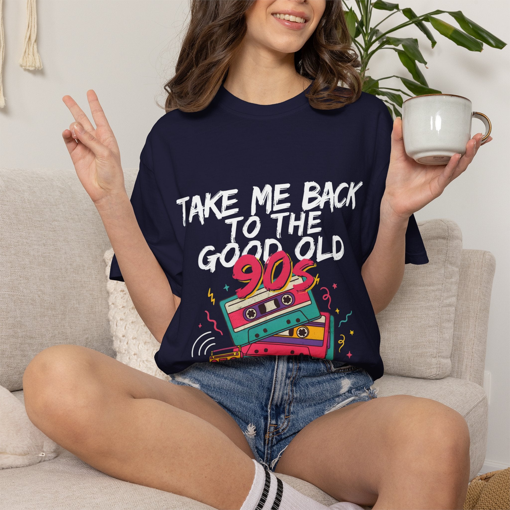90s Retro Cassette T-Shirt — "Take Me Back to the Good Old 90s"