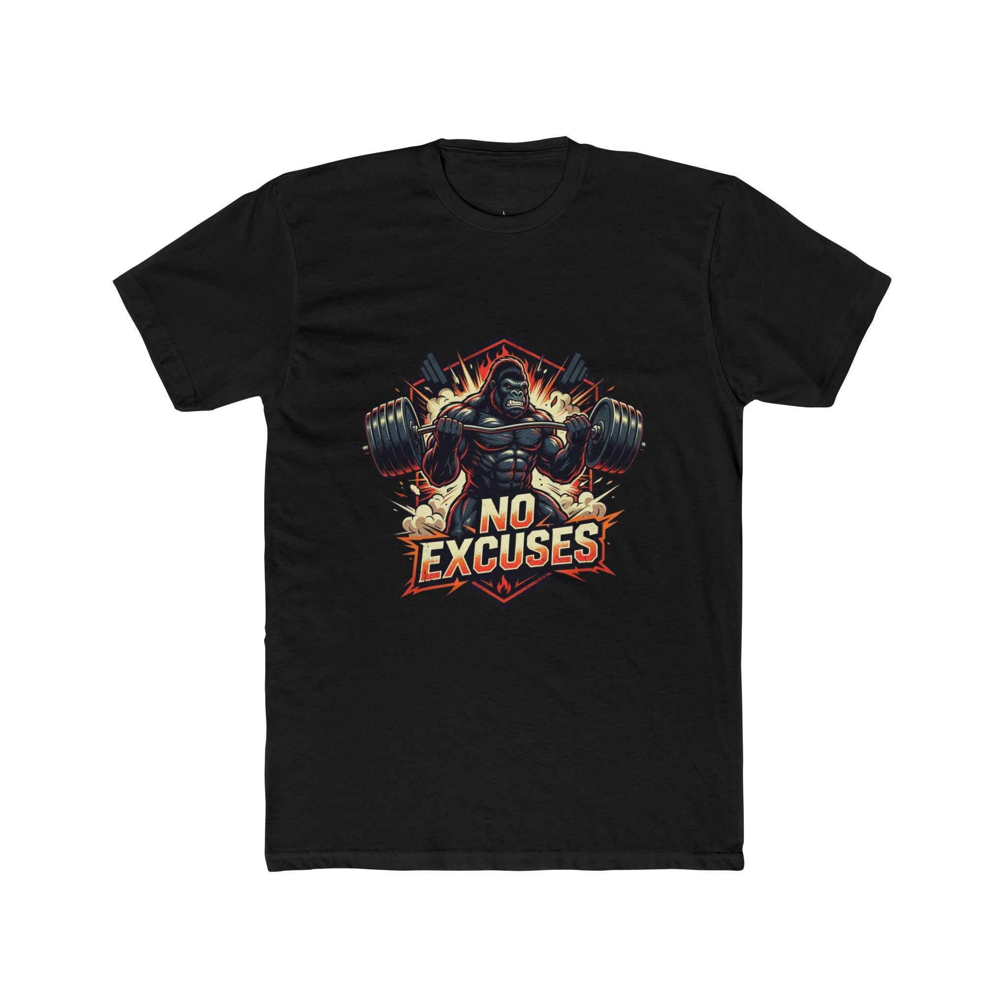 No Excuses Gym T-Shirt — Motivational Weightlifting Tee | Noorve | T-Shirt