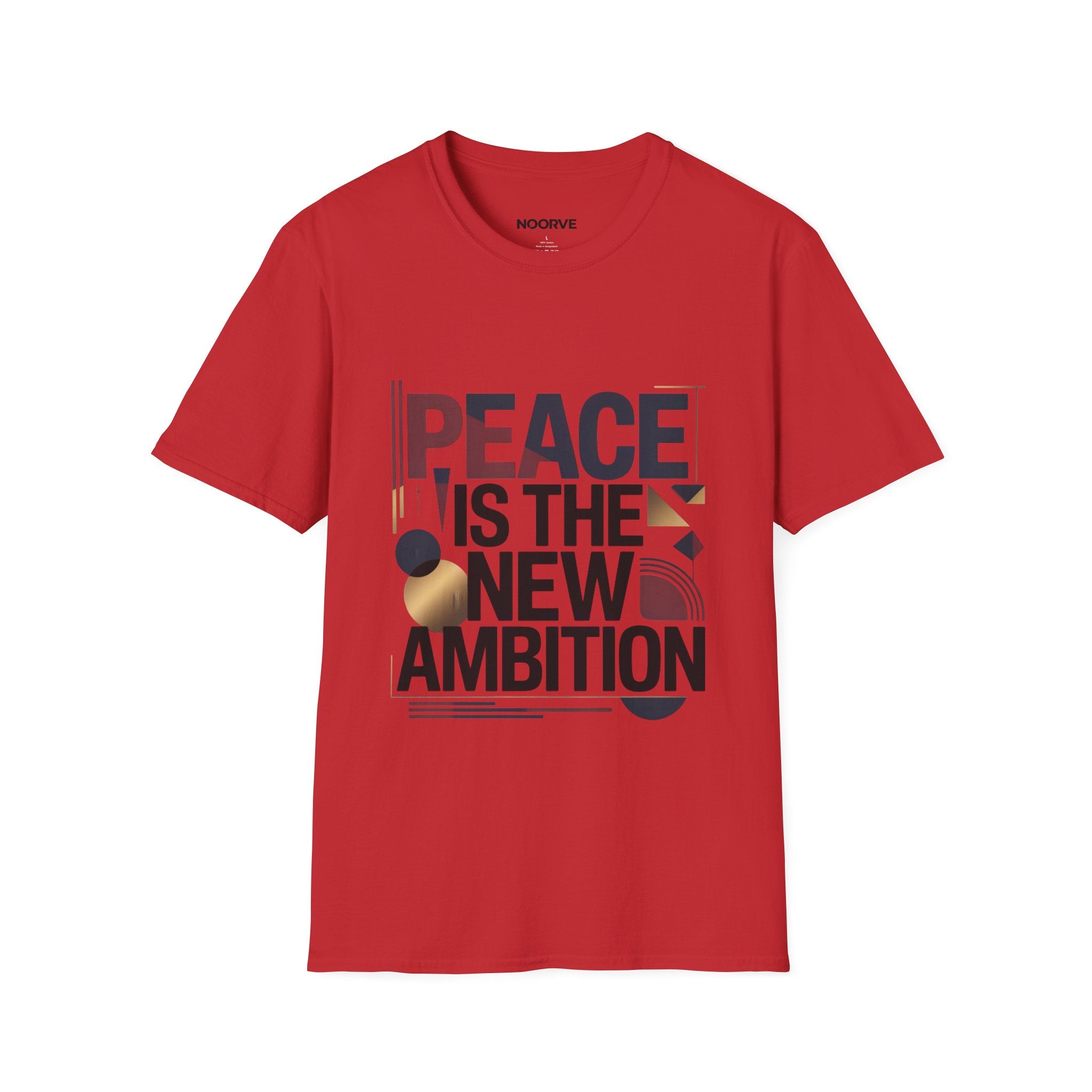 Peace Is The New Ambition T-Shirt — Modern Typography Peace Tee