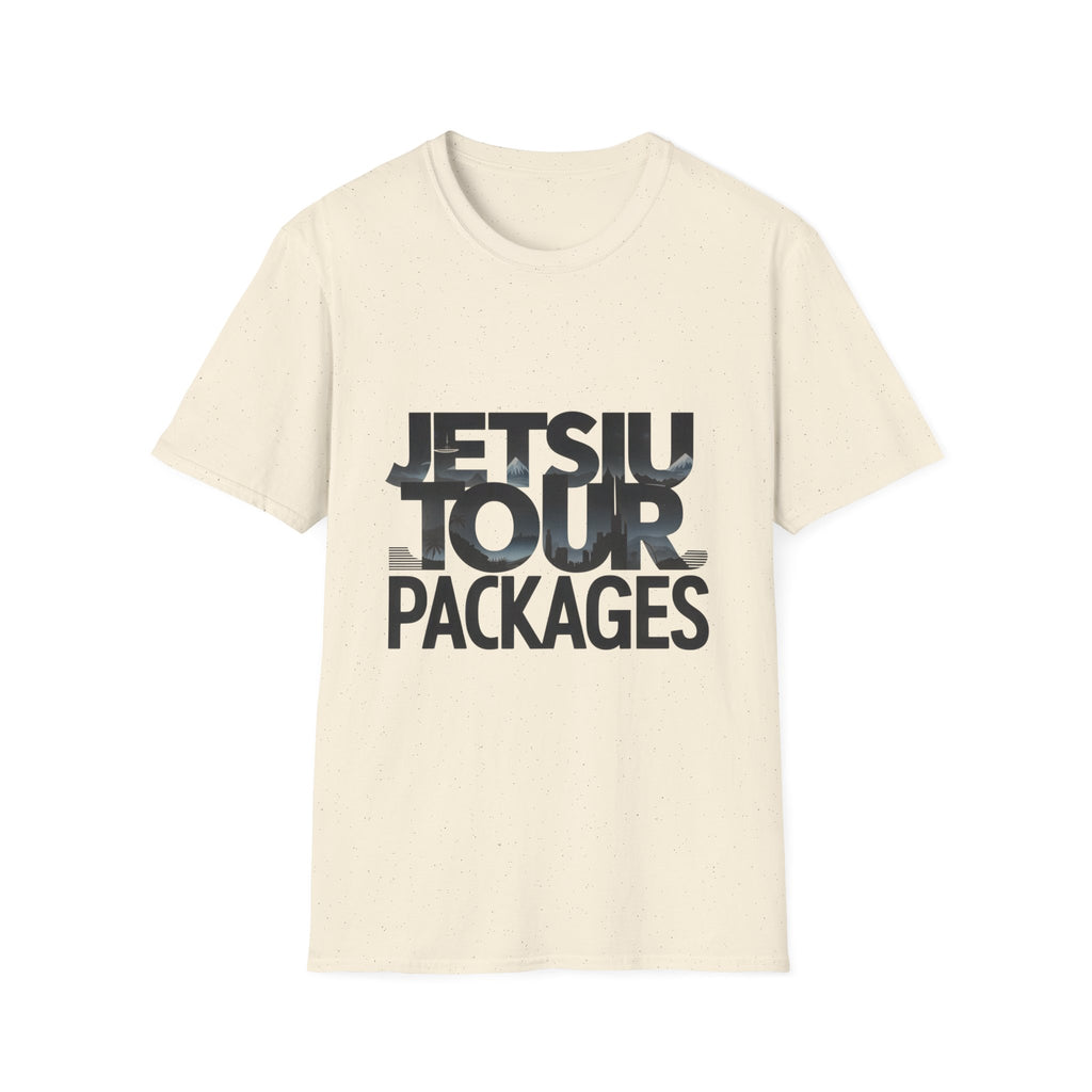 Jetsiu Tour Packages T-Shirt — Bold Travel Graphic Tee