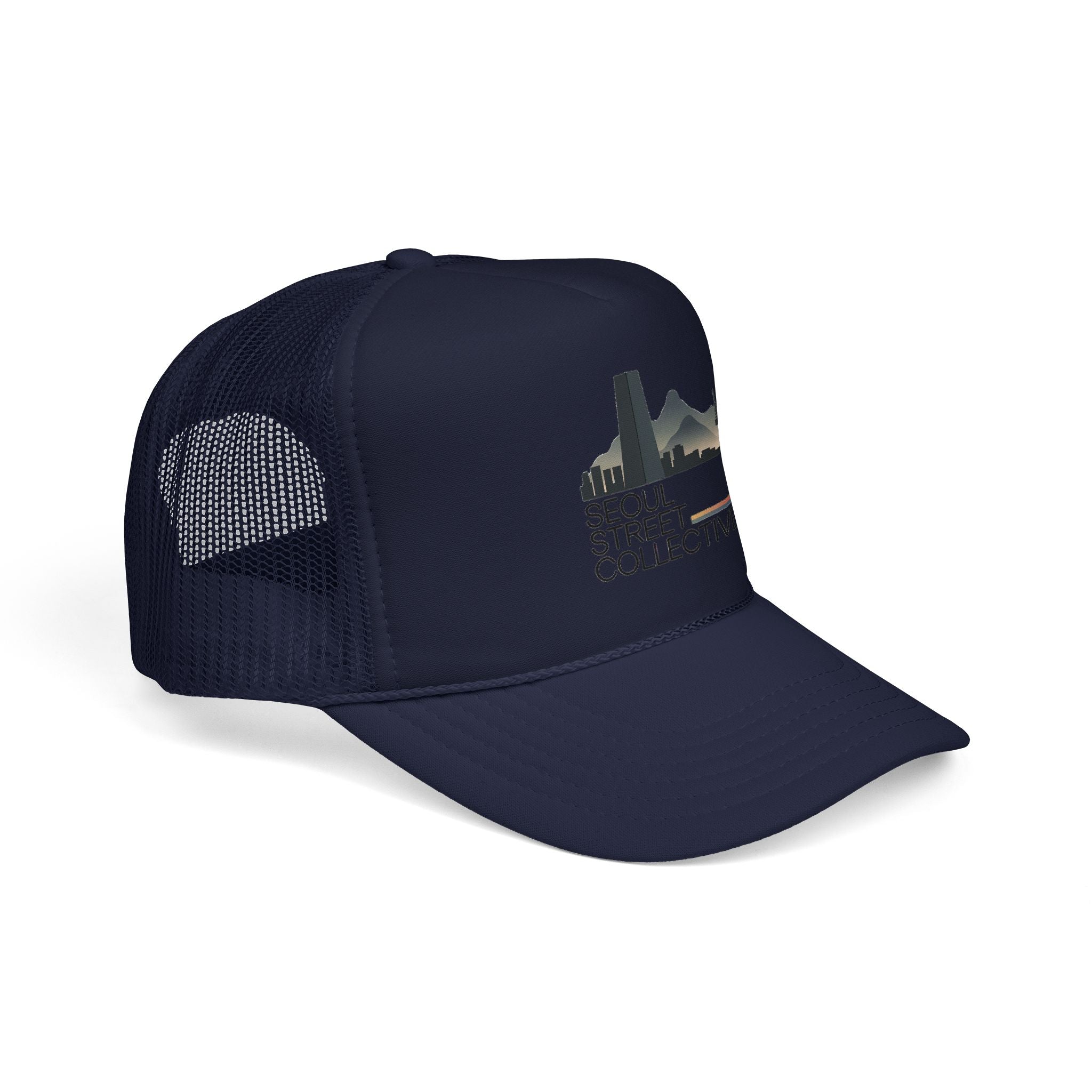 Trucker Hat — Salt Lake City Skyline Vintage Graphic