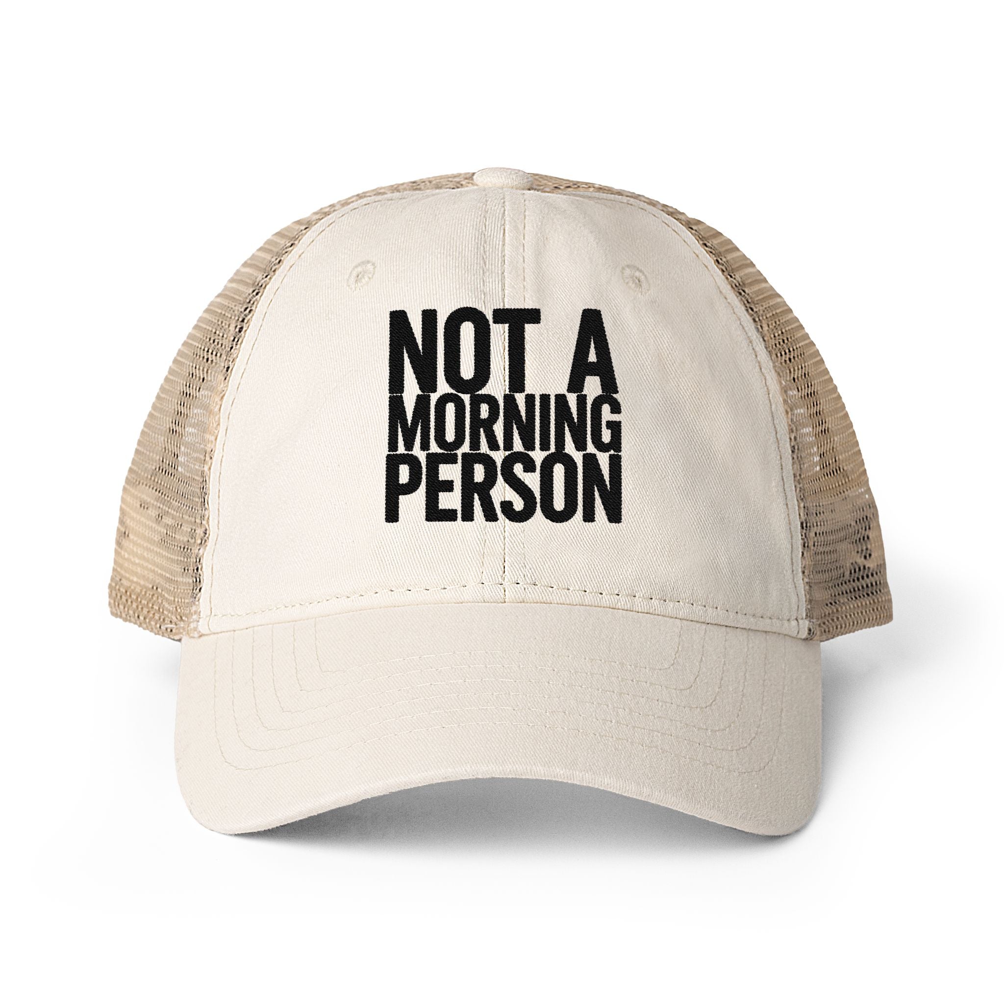 Chocolate Safari Washed Mesh-Back Cap