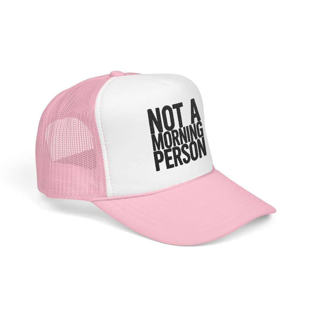 Trucker Hat — NOLA Music Person Glitter Text Foam Mesh Cap